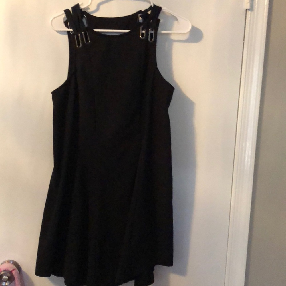 Sexy breezy comfy Black free people a line dress